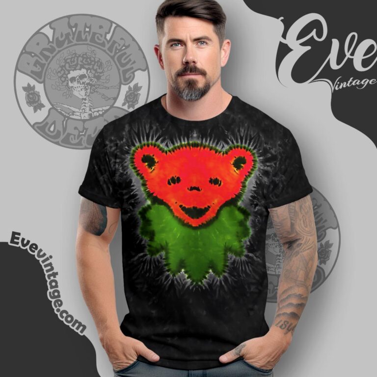 Grateful Dead The Dead Bear Tie dye T-shirt Grateful Dead The Dead Bear Tie dye T-shirt