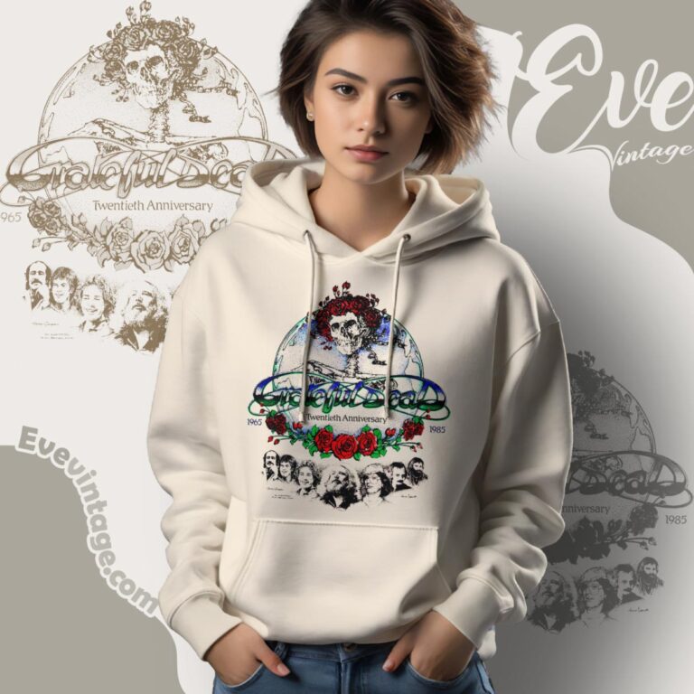 Grateful Dead Twentieth Anniversary 1965 1985 Shirt Hoodie Grateful Dead Twentieth Anniversary 1965 1985 Shirt Hoodie
