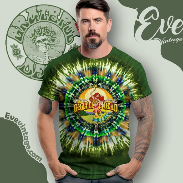 Grateful Dead Veneta Oregon 1972 Sunshine Dayream Tie dye T shirt Grateful Dead Veneta Oregon 1972 Sunshine Dayream Tie dye T shirt