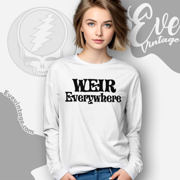 Grateful Dead Weir Everywhere Shirt Long Sleeve Tee Grateful Dead Weir Everywhere Shirt Long Sleeve Tee