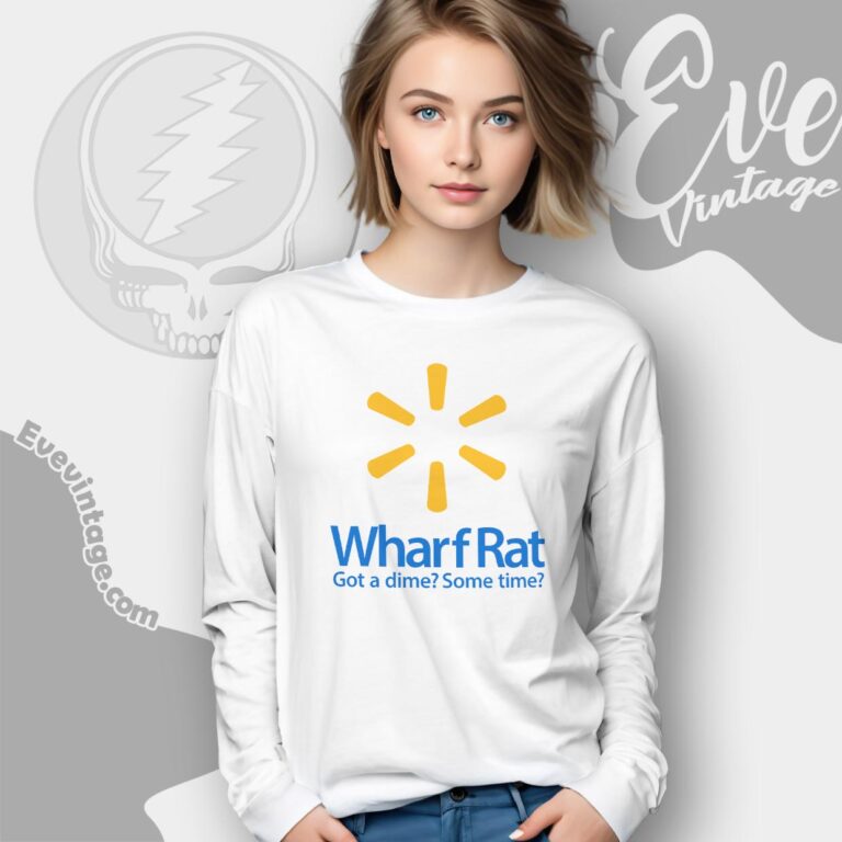 Grateful Dead Wharf Rat Song In Walmart Logo Shirt Long Sleeve Tee Grateful Dead Wharf Rat Song In Walmart Logo Shirt Long Sleeve Tee