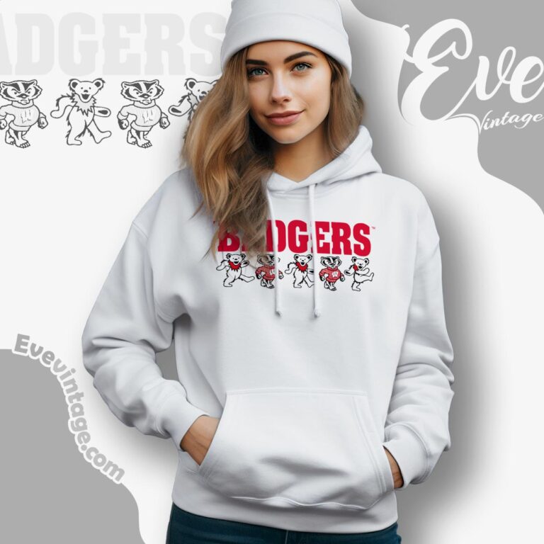 Grateful Dead Wisconsin Badgers Mascot Bears Shirt Hoodie Grateful Dead Wisconsin Badgers Mascot Bears Shirt Hoodie