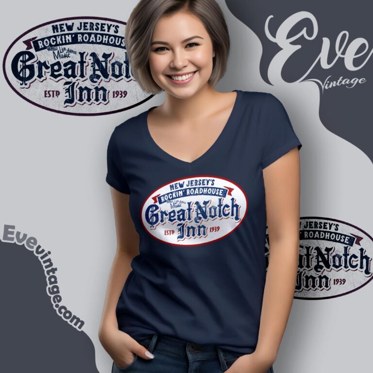 Great Notch Inn Shirt New Jersey Dive Bar V Neck TShirt Great Notch Inn Shirt New Jersey Dive Bar V Neck TShirt
