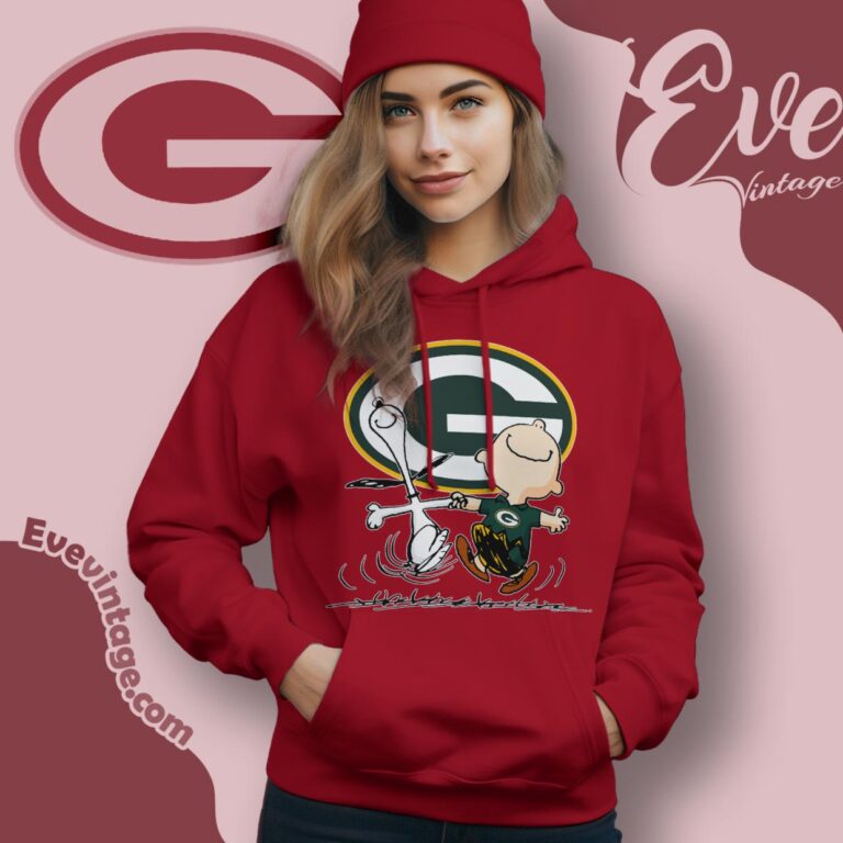 Green Bay Packers Charlie Brown Snoopy Happy Dancing Shirt Hoodie Green Bay Packers Charlie Brown Snoopy Happy Dancing Shirt Hoodie