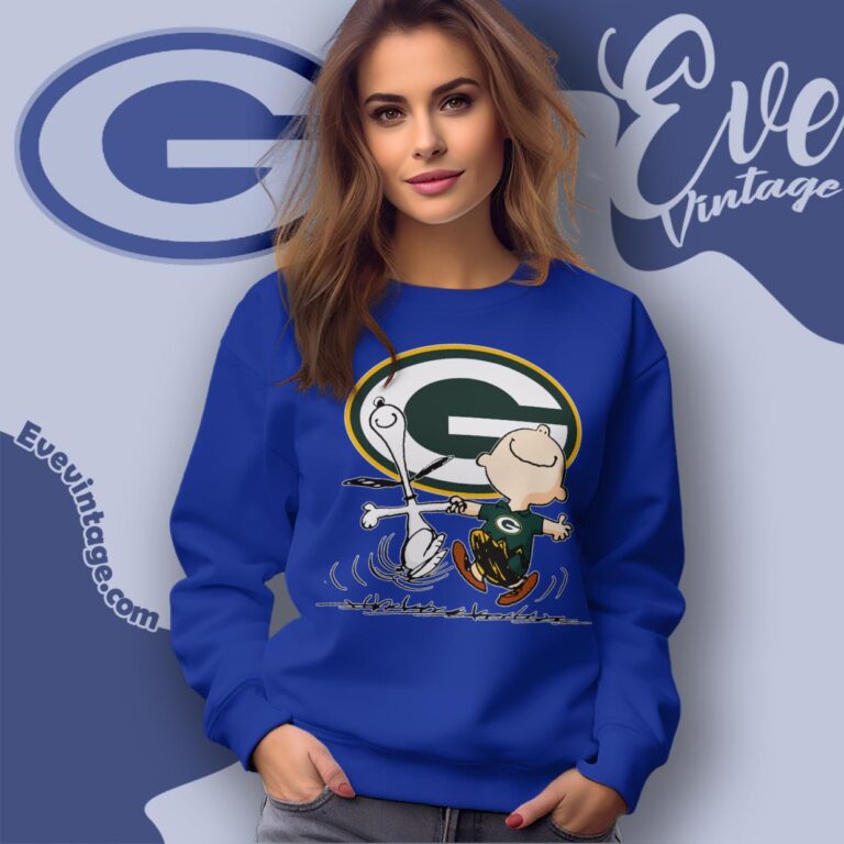 Green Bay Packers Charlie Brown Snoopy Happy Dancing Shirt Sweatshirt Green Bay Packers Charlie Brown Snoopy Happy Dancing Shirt Sweatshirt