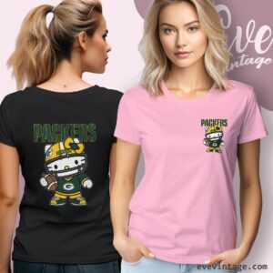 Green Bay Packers Hello Kitty Shirt 4 Green Bay Packers Hello Kitty T shirt