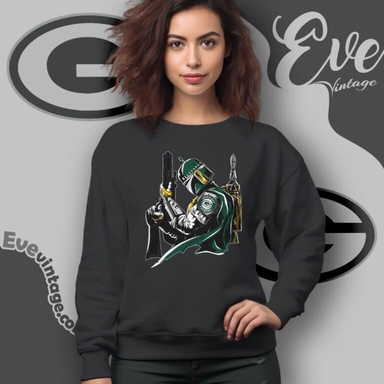 Green Bay Packers Mandalorian Star Wars Shirt Sweatshirt Green Bay Packers Mandalorian Star Wars Shirt Sweatshirt