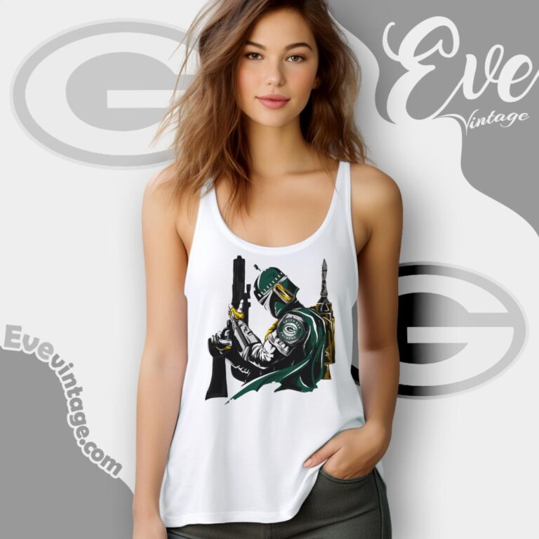 Green Bay Packers Mandalorian Star Wars Shirt Tank Top Racerback Green Bay Packers Mandalorian Star Wars Shirt Tank Top Racerback