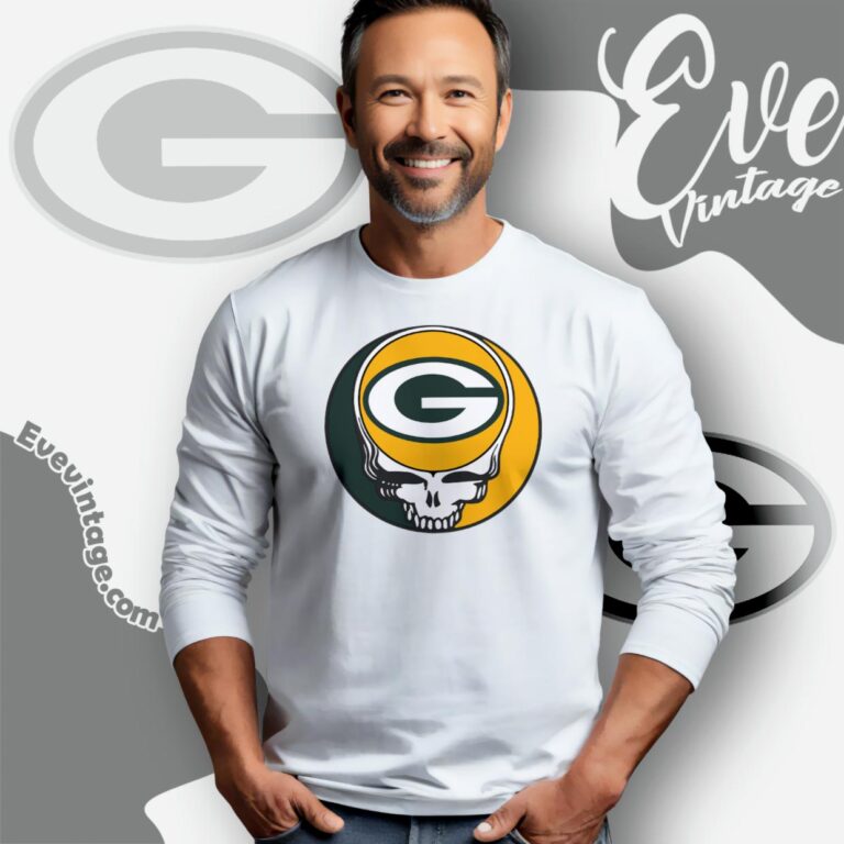 Green Bay Packers Steal Your Face Grateful Dead Shirt Long Sleeve Tee Green Bay Packers Steal Your Face Grateful Dead Shirt Long Sleeve Tee