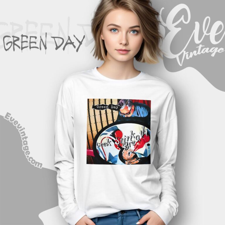 Green Day Geek Stink Breath Long Sleeve Tee Green Day Geek Stink Breath Long Sleeve Tee