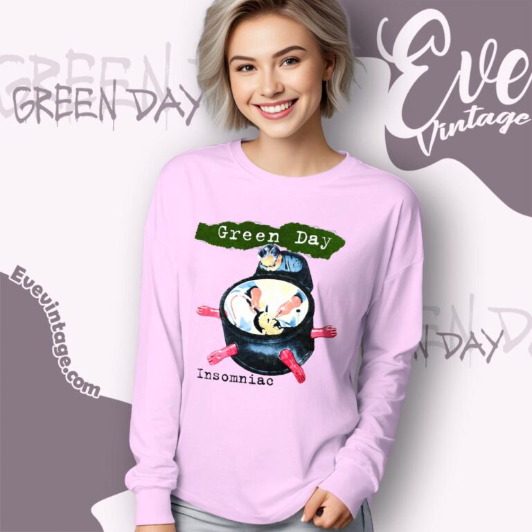 Green Day Insomniac 1996 Tour Concert Shirt Long Sleeve Tee Green Day Insomniac 1996 Tour Concert Shirt Long Sleeve Tee