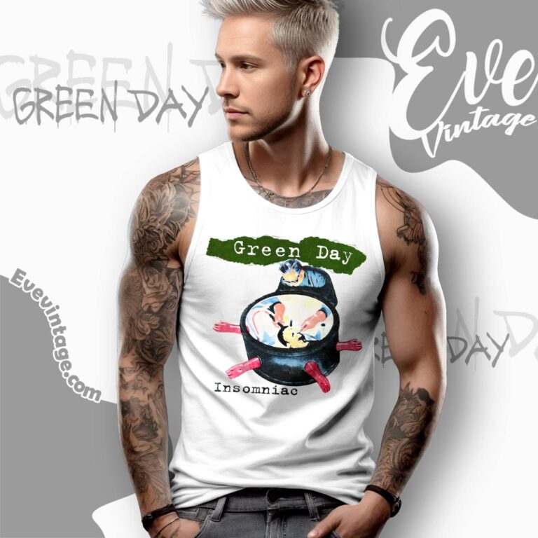 Green Day Insomniac 1996 Tour Concert Shirt Tank Top Racerback Green Day Insomniac 1996 Tour Concert Shirt Tank Top Racerback