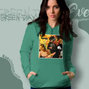 Green Day Insomniac Cd Cover Art Hoodie