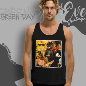 Green Day Insomniac Cd Cover Art Tank Top Racerback