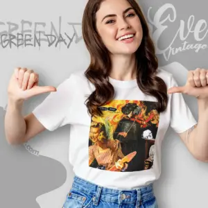 Green Day Insomniac Cd Cover Art Women T shirt