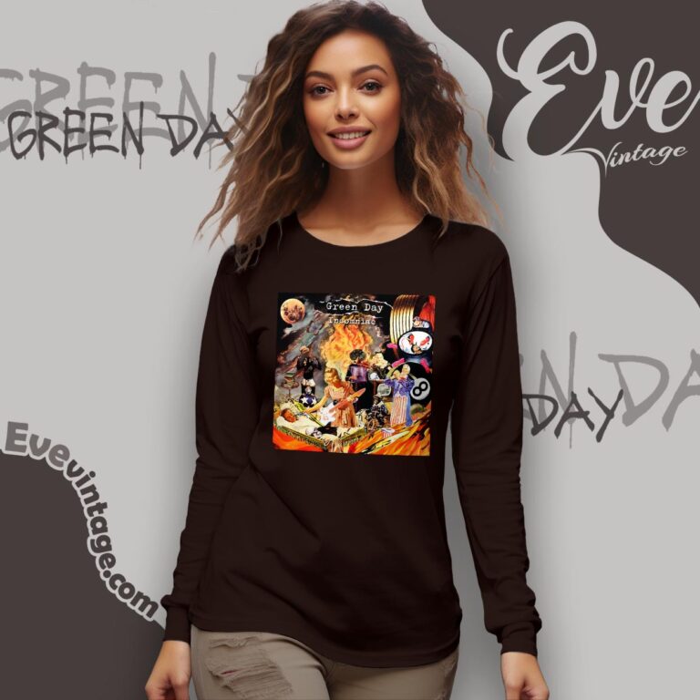 Green Day Insomniac Full Album Cover Shirt Long Sleeve Tee Green Day Insomniac Full Album Cover Shirt Long Sleeve Tee
