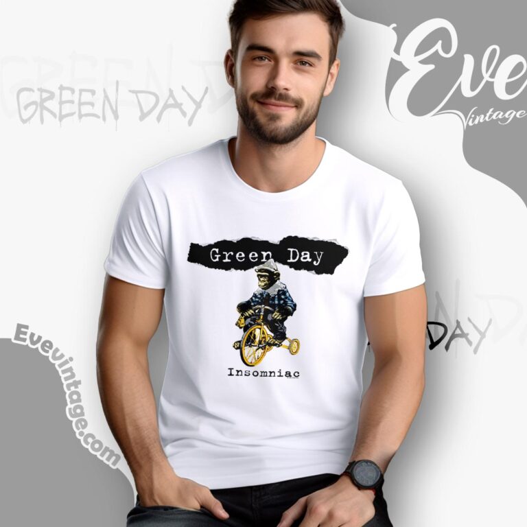 Green Day Winston Smith Insomniac 1995 North American Tour Shirt T shirt Green Day Winston Smith Insomniac 1995 North American Tour Shirt T shirt