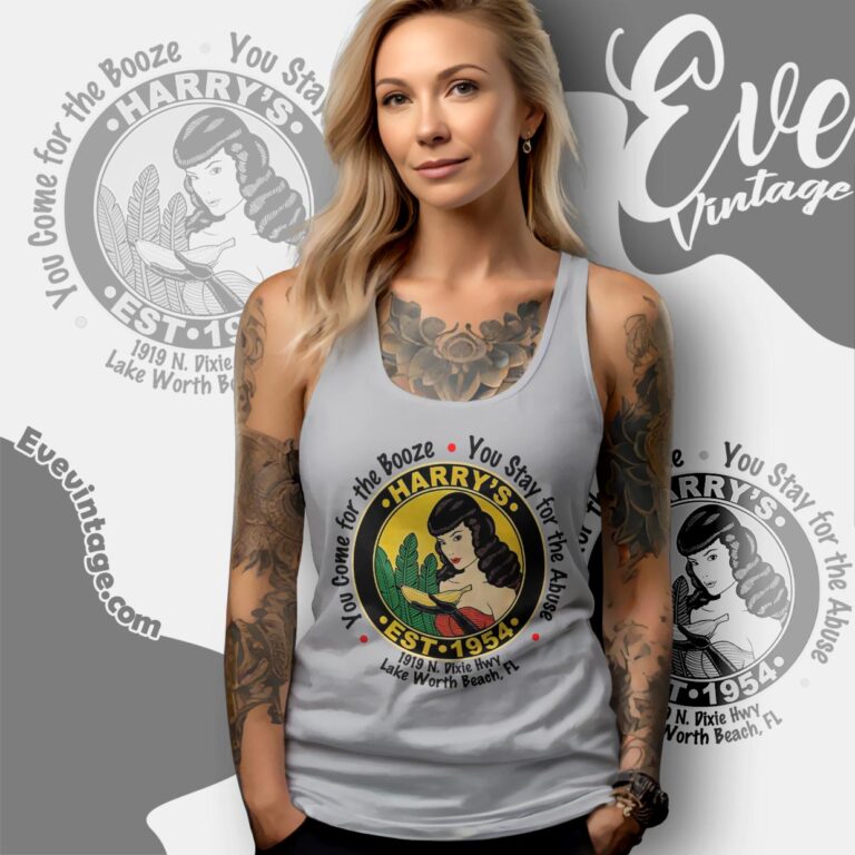 Harry's Banana Farm Bar Shirt Lake Worth Beach Florida Dive Bar Tank Top Racerback Harry's Banana Farm Bar Shirt Lake Worth Beach Florida Dive Bar Tank Top Racerback