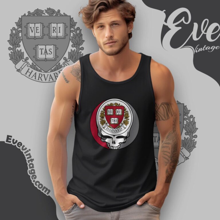 Harvard University Steal Your Face Grateful Dead Shirt Tank Top Racerback Harvard University Steal Your Face Grateful Dead Shirt Tank Top Racerback