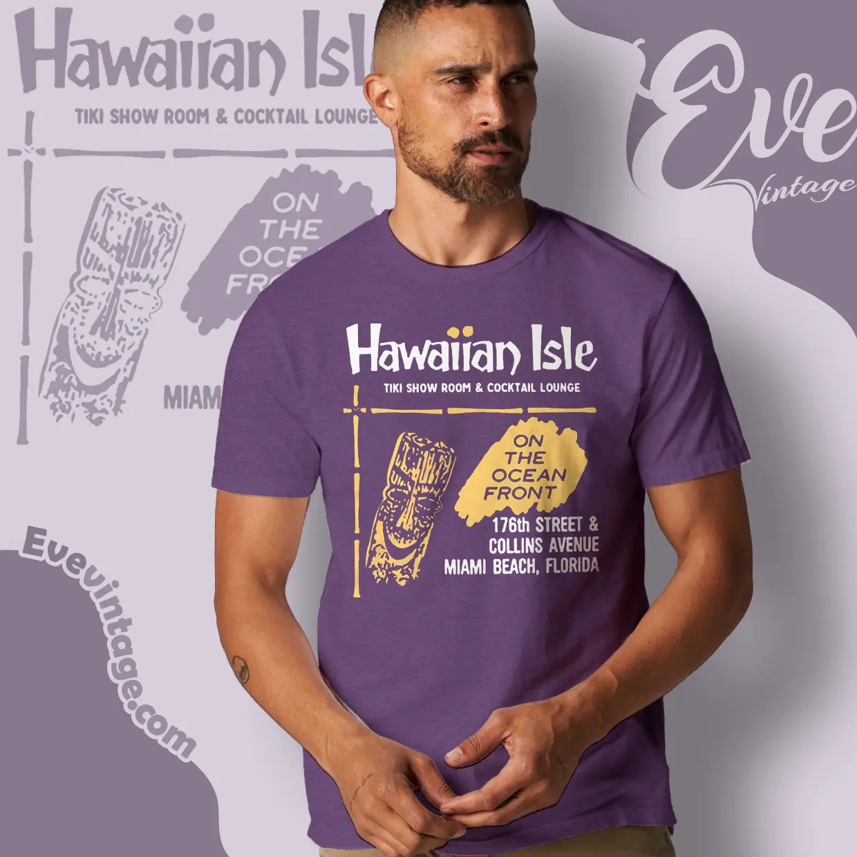 Hawaiian Isle Shirt Miami Beach Fl Tiki Bar T shirt Hawaiian Isle Shirt Miami Beach Fl Tiki Bar T shirt