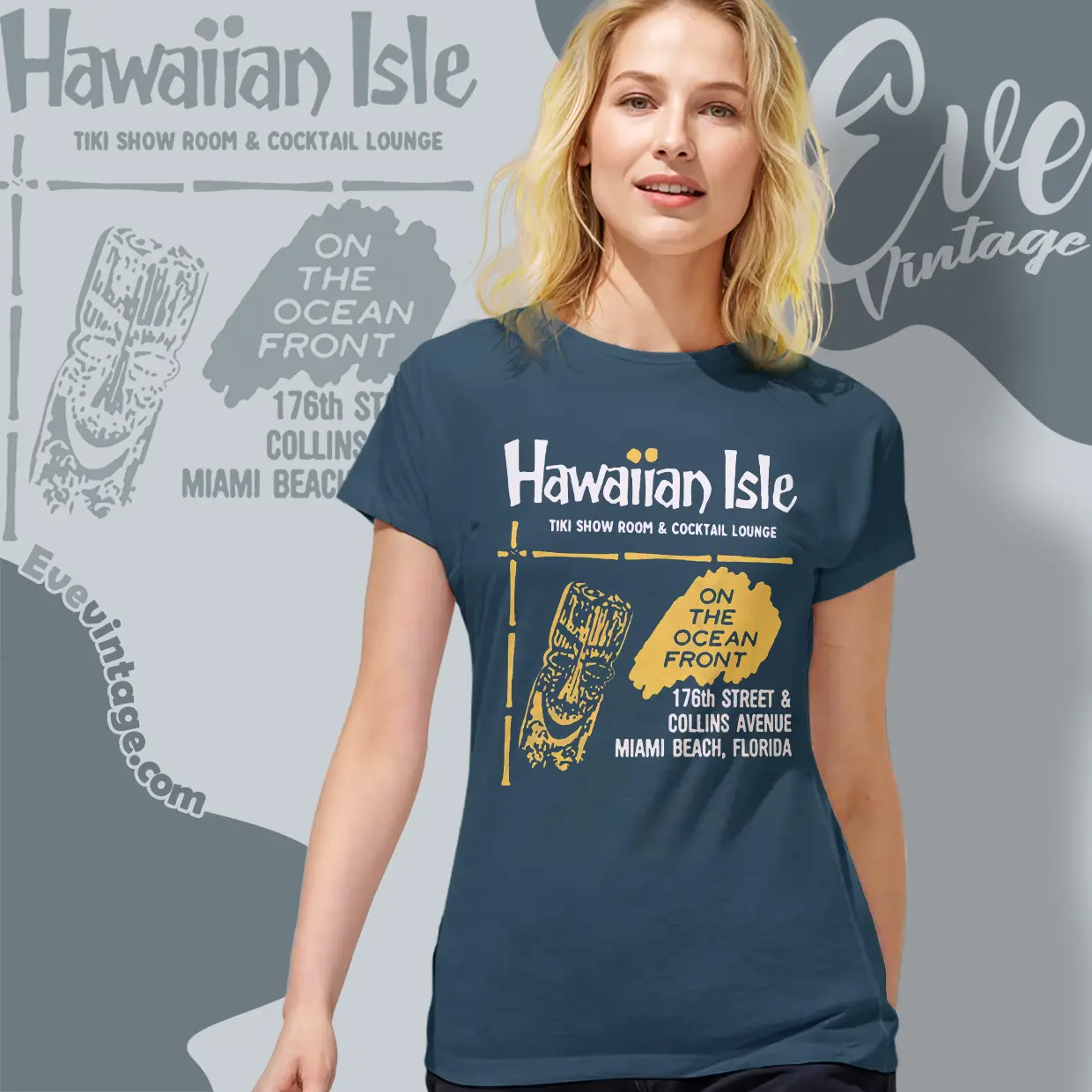 Hawaiian Isle Shirt Miami Beach Fl Tiki Bar Women T shirt Hawaiian Isle Shirt Miami Beach Fl Tiki Bar Women T shirt