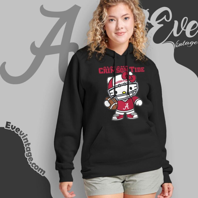 Hello Kitty Alabama Crimson Tide Football Shirt Hoodie Hello Kitty Alabama Crimson Tide Football Shirt Hoodie