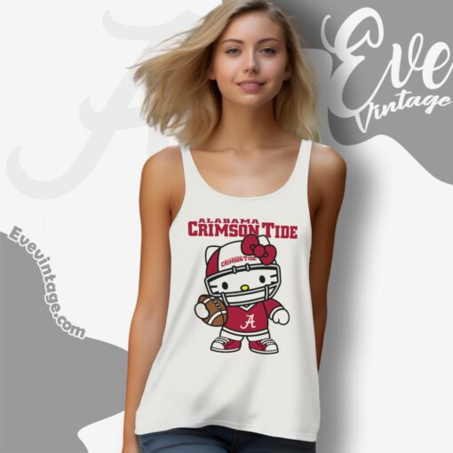 Hello Kitty Alabama Crimson Tide Football Shirt