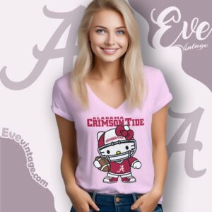 Hello Kitty Alabama Crimson Tide Football Shirt