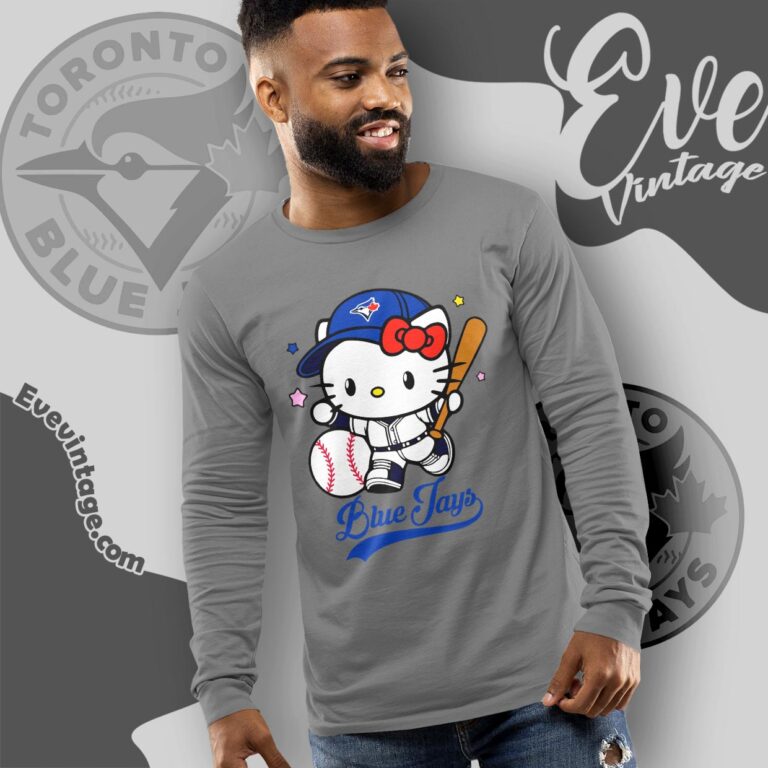 Hello Kitty Blue Jays World Series Champions 2025 Shirt Long Sleeve Tee Hello Kitty Blue Jays World Series Champions 2025 Shirt Long Sleeve Tee