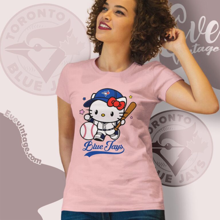 Hello Kitty Blue Jays World Series Champions 2025 Shirt Women T shirt Hello Kitty Blue Jays World Series Champions 2025 Shirt Women T shirt