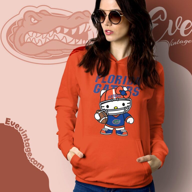 Hello Kitty Florida Gators Football Shirt Hoodie Hello Kitty Florida Gators Football Shirt Hoodie