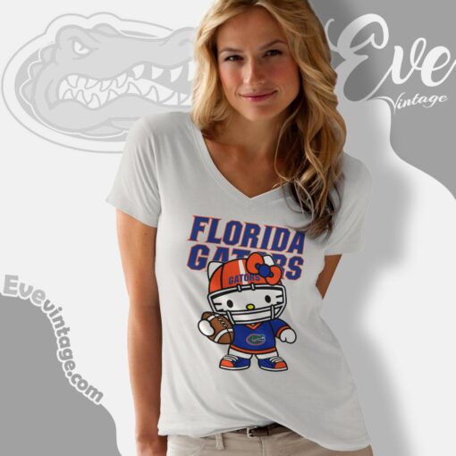 Hello Kitty Florida Gators Football Shirt