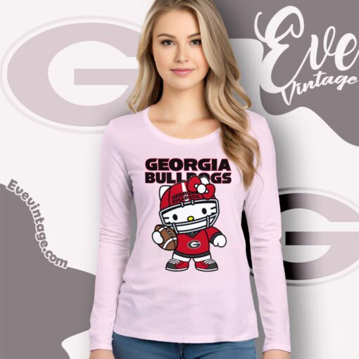 Hello Kitty Georgia Bulldogs Football Shirt