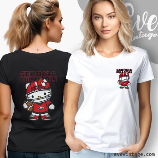 Hello Kitty Georgia Bulldogs Football Shirt