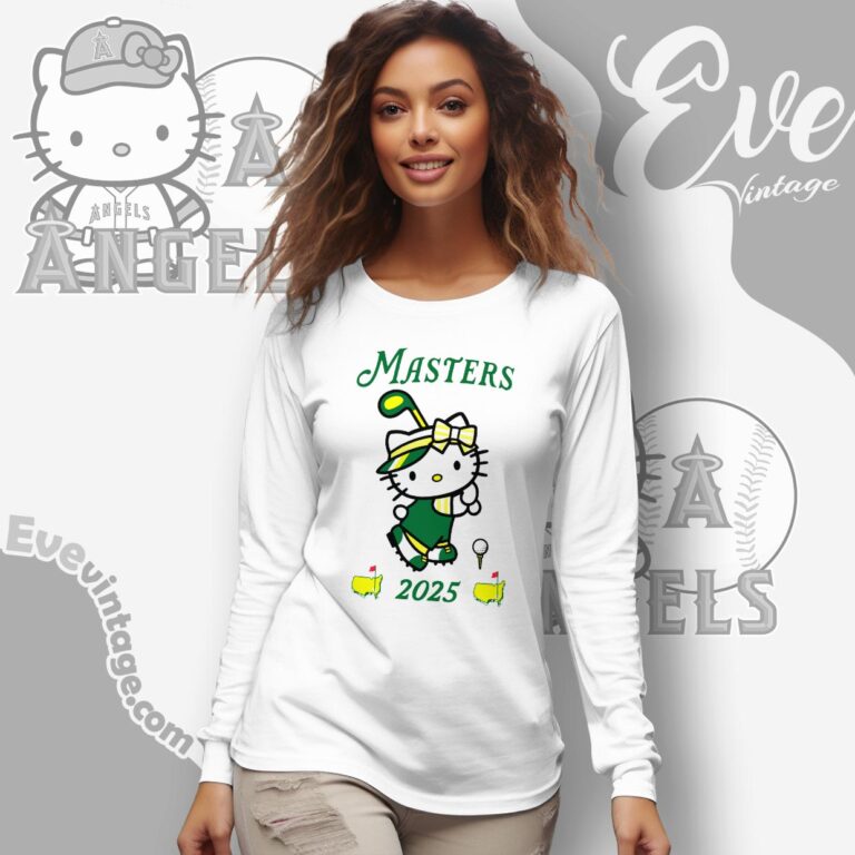 Hello Kitty Golf Master 2025 Shirt Long Sleeve Tee Hello Kitty Golf Master 2025 Shirt Long Sleeve Tee