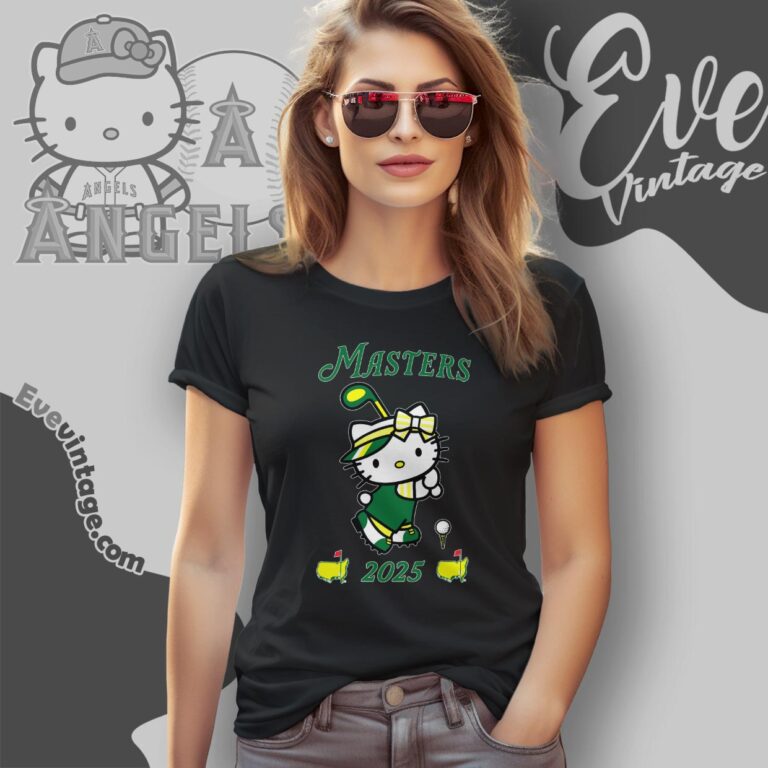 Hello Kitty Golf Master 2025 Shirt Women T shirt Hello Kitty Golf Master 2025 Shirt Women T shirt
