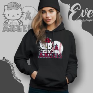 Hello Kitty Los Angeles Angels Shirt Hoodie