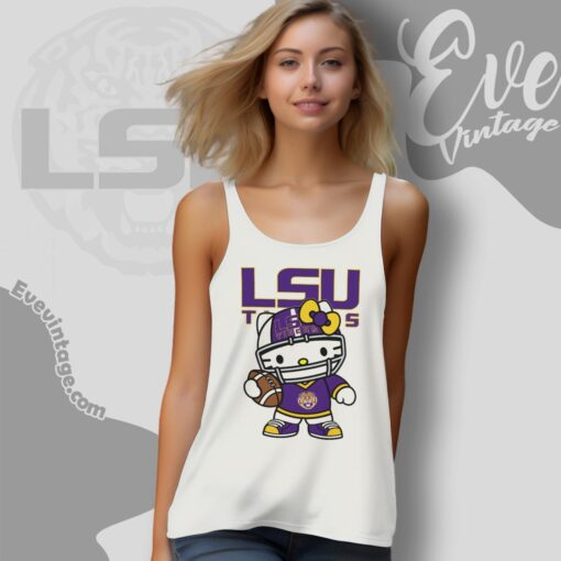 Hello Kitty LSU Tigers Football Shirt