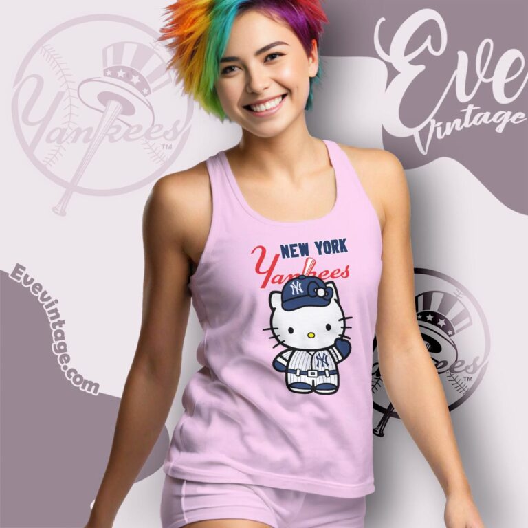 Hello Kitty New York Yankees Shirt Tank top Hello Kitty New York Yankees Shirt Tank top