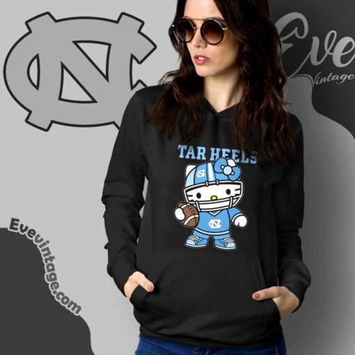 Hello Kitty North Carolina Tar Heels Football Shirt