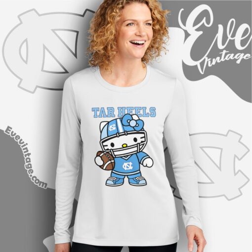 Hello Kitty North Carolina Tar Heels Football Shirt