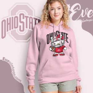 Hello Kitty Ohio State Buckeyes Football Shirt