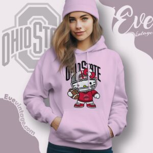 Hello Kitty Ohio State Buckeyes Football Shirt