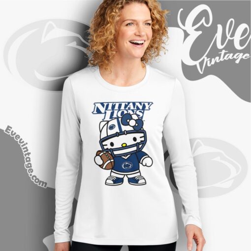Hello Kitty Penn State Nittany Lions Football Shirt