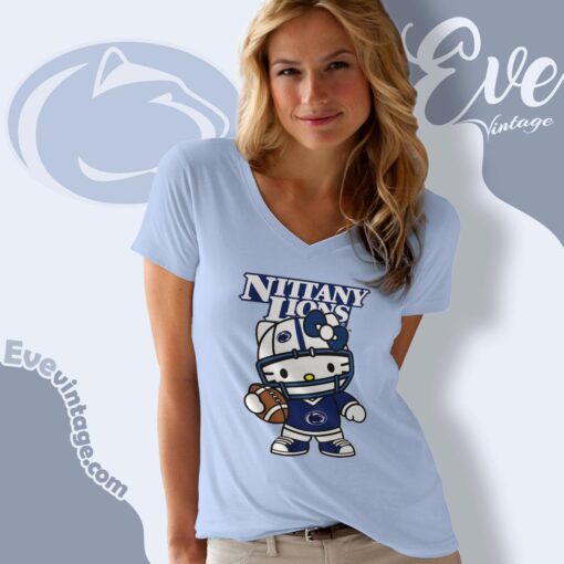 Hello Kitty Penn State Nittany Lions Football Shirt