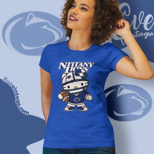 Hello Kitty Penn State Nittany Lions Football Shirt