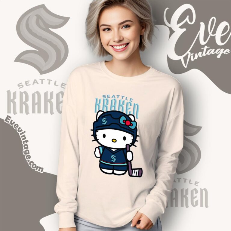 Hello Kitty Seattle Kraken Shirt Long Sleeve Hello Kitty Seattle Kraken Shirt Long Sleeve