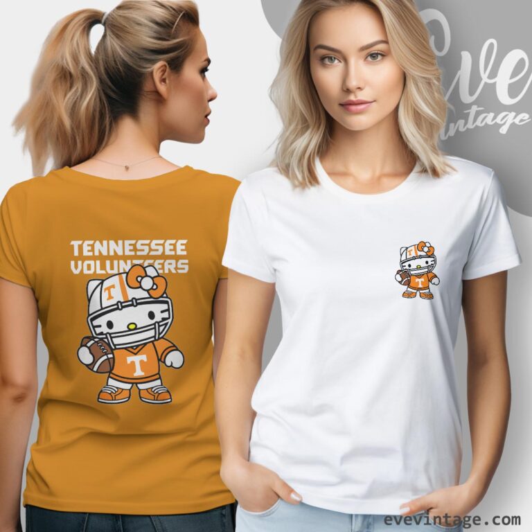 Hello Kitty Tennessee Volunteers Football Shirt T shirt Hello Kitty Tennessee Volunteers Football Shirt T shirt