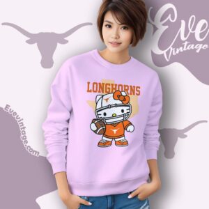 Hello Kitty Texas Longhorns Football Shirt