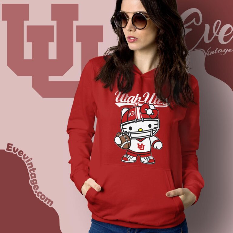 Hello Kitty Utah Utes Football Shirt Hoodie Hello Kitty Utah Utes Football Shirt Hoodie